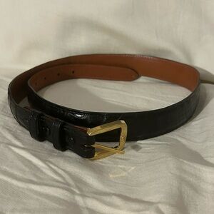 Black Jack Crocodile exotic Leather Belt Men’s Size 34